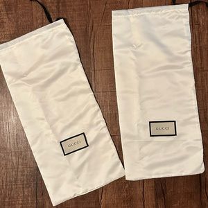 Authentic Gucci dust bags